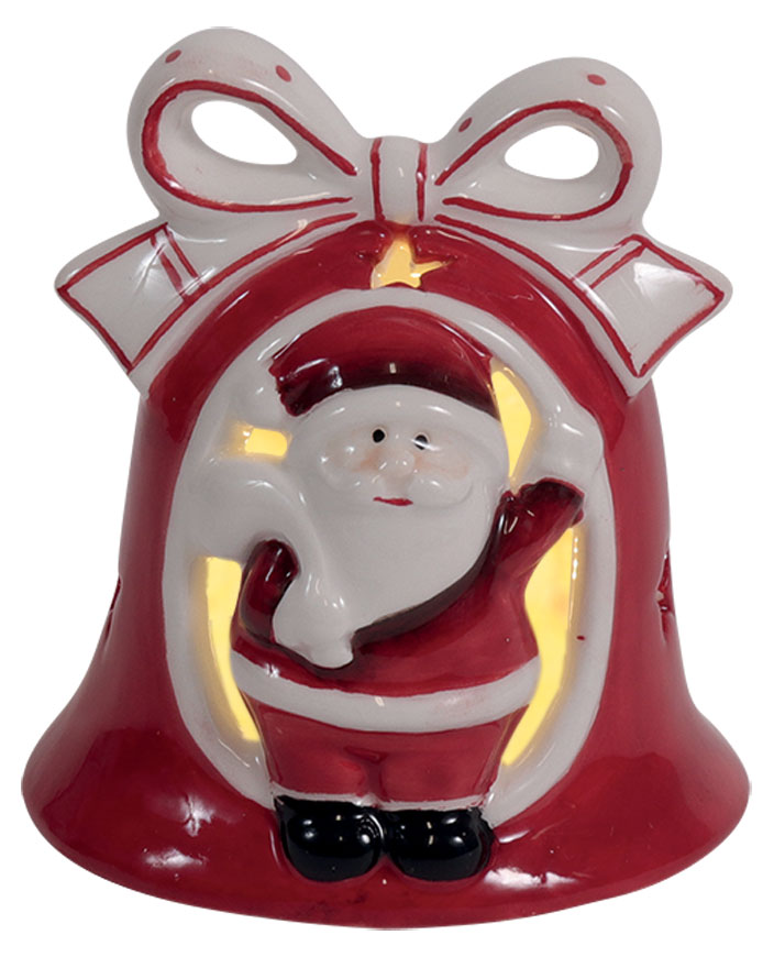 LED Glocke Weihnachtsmann