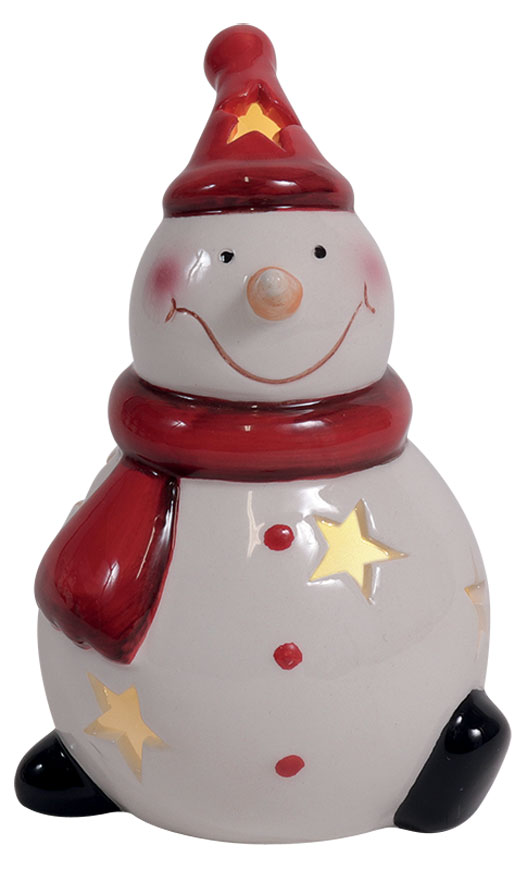 Tealight holder snowman Oskar