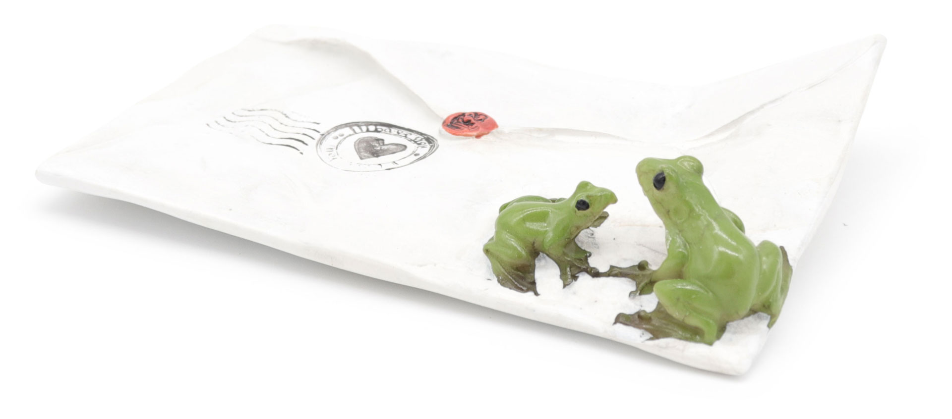 Letter with frogs Elfriede & Erwin, 