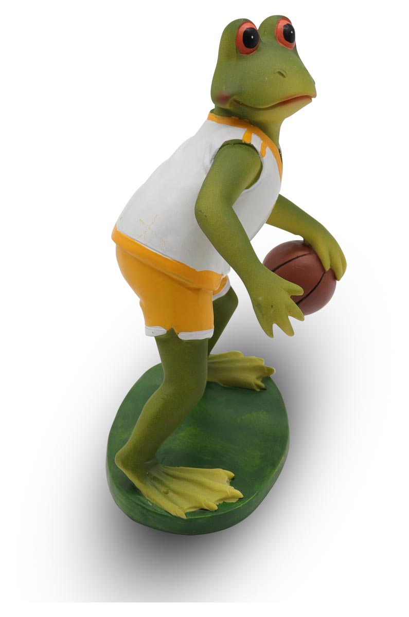 Frog Siggi as basketballer, 