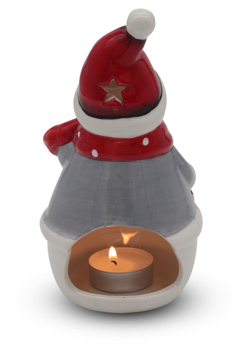 Tealight holder snowman "Boris", 