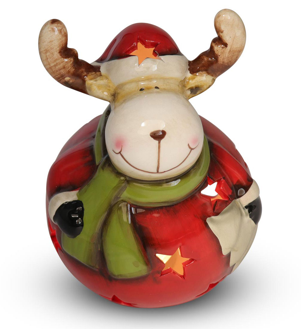 Tealight holder reindeer "Dancer"