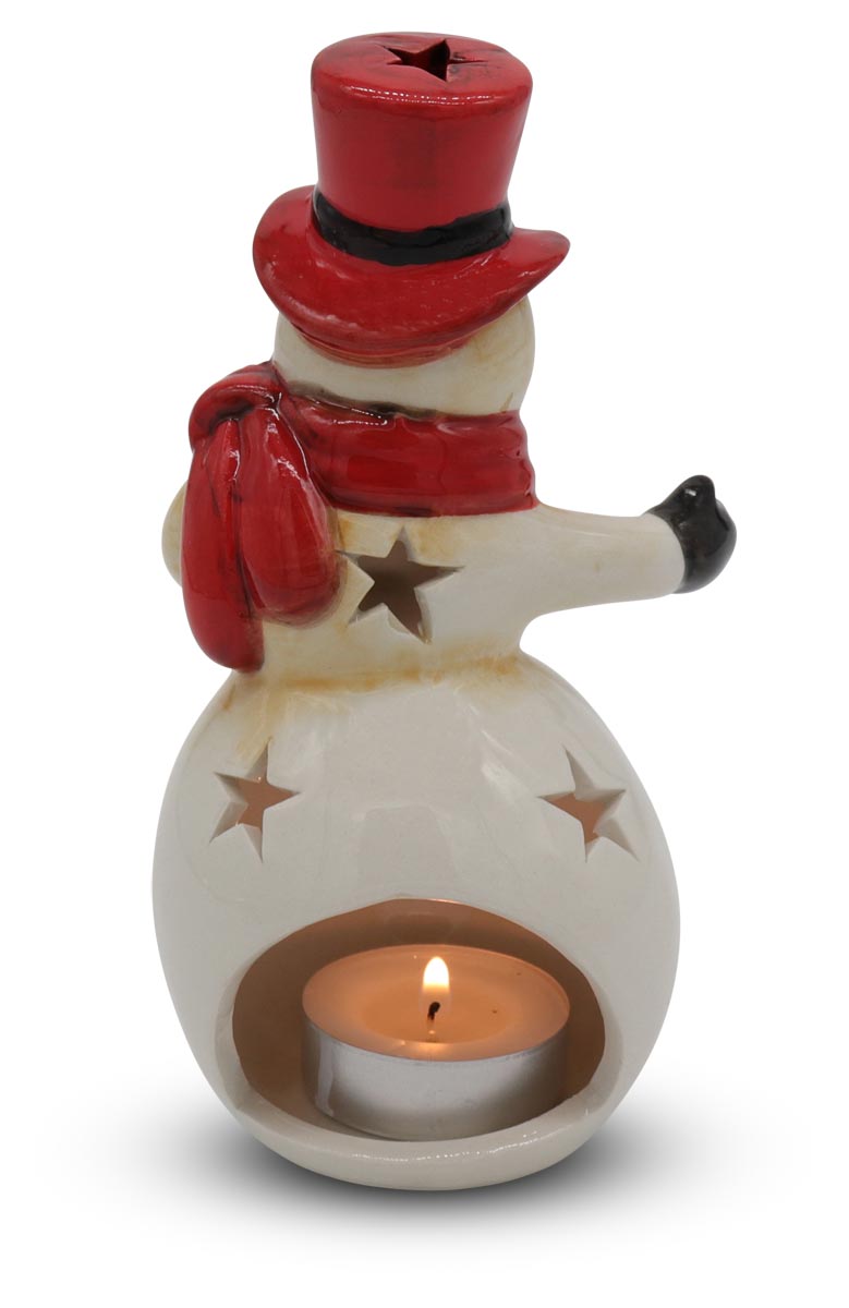 Tealight holder snowman "Alex", 