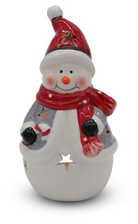Tealight holder snowman "Boris"